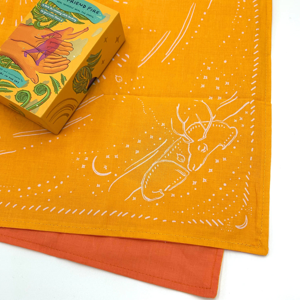 MY FRIEND FIRE READING CLOTH - DOUBLE SIDED!