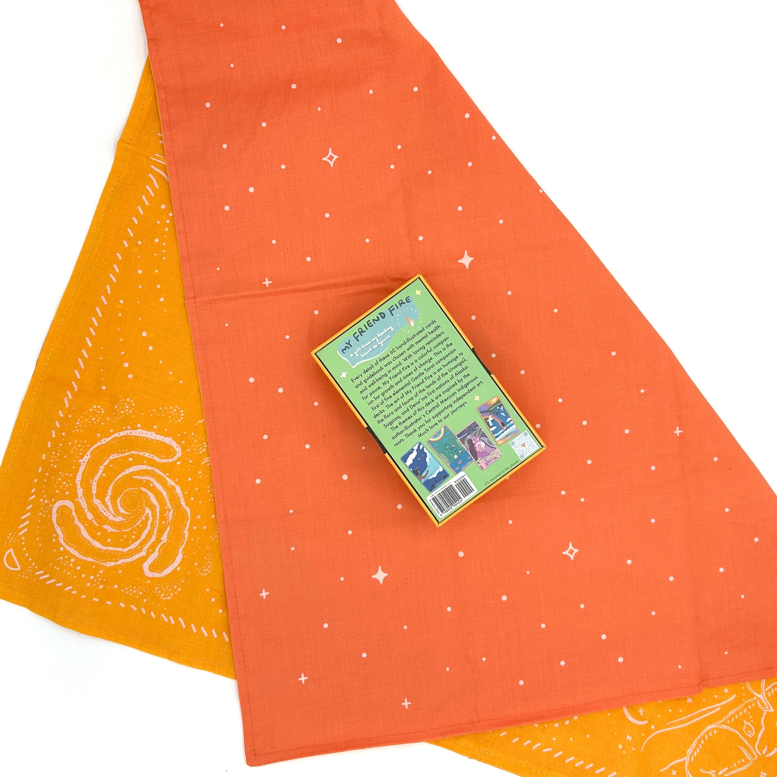 MY FRIEND FIRE READING CLOTH - DOUBLE SIDED!